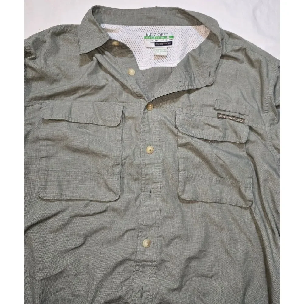 Exofficio Buzz Off Insect Shield Size XL Men's Outdoor Fishing Shirt - 94